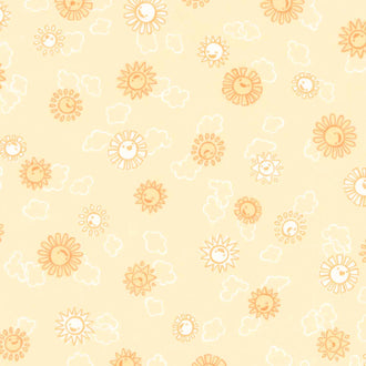 Cozy Cotton Flannels - Over the Moon Full Collection Suns Duckling Yardage