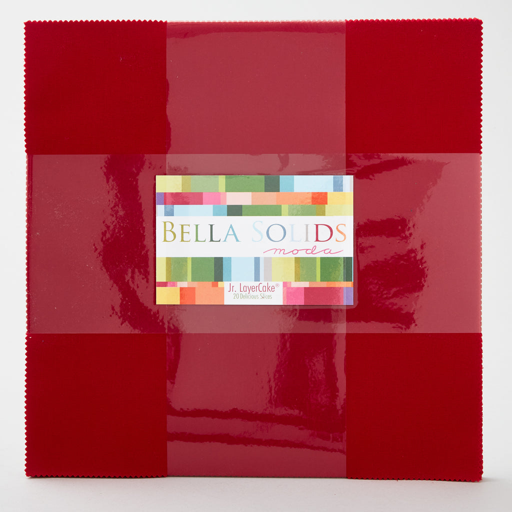 Bella Solids Christmas Red Junior Layer Cake Primary Image