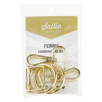 Sallie Tomato Ferris Fanny Pack Hardware Kit - Gold