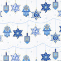 Festival of Lights - Peace, Love and Light Starlight Metallic Yardage