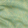 Festive Chickadee - Golden Pine Leaf Metallic Yardage Alternative View #1