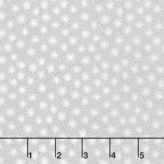 Furry and Bright - Star Dot Gray Yardage