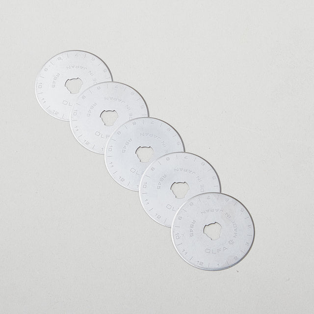 Olfa 45mm Rotary Replacement Blades - 5 Pack Primary Image