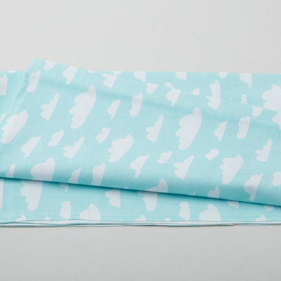 Clouds Light Turquoise 2 Yard Cut