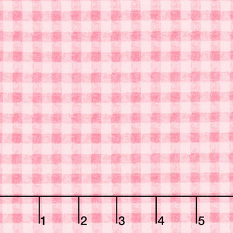 Strength in Pink - Gingham Pink Yardage