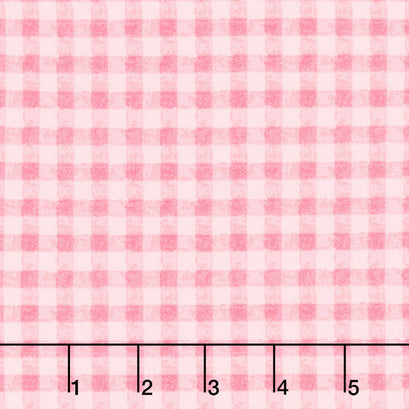 Strength in Pink - Gingham Pink Yardage