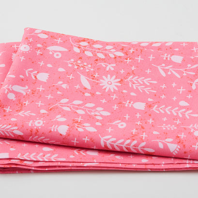 Positivi-Tea - Happiness Within Pink 2 Yard Cut