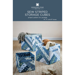 Sew Striped Storage Cubes Pattern by Missouri Star Primary Image