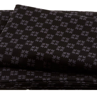 Petals Black 2 Yard Cut