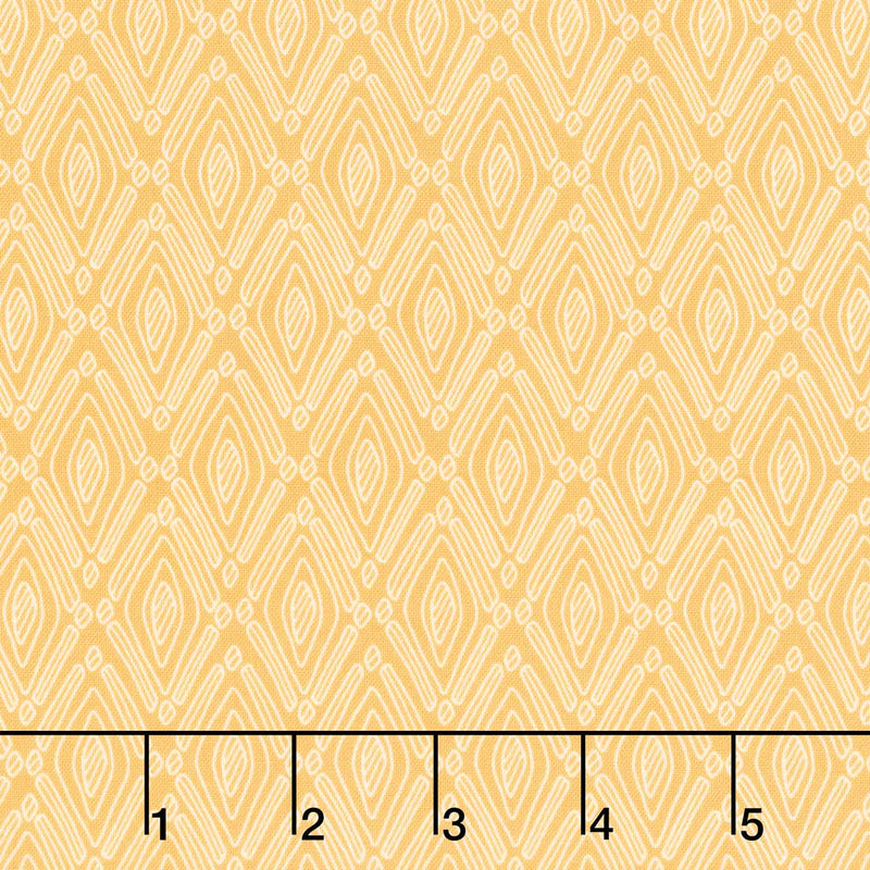 Wandering - Bliss Yellow Yardage Primary Image