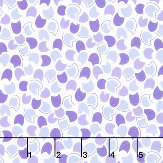 Fiddle Dee Dee - Petal Dee Dee Purple Yardage