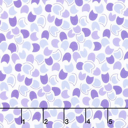Fiddle Dee Dee - Petal Dee Dee Purple Yardage
