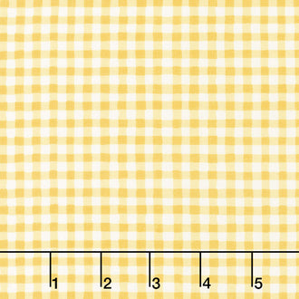 Fields of Gold - Gingham Yellow Yardage