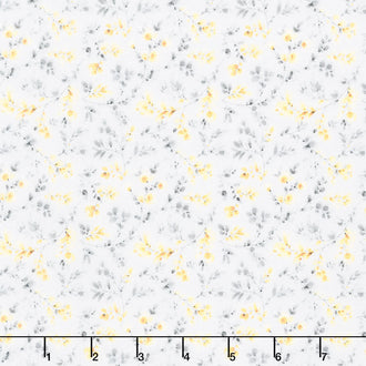 Fields of Gold - Leaf Toss Gray Yardage
