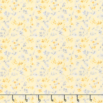 Fields of Gold - Leaf Toss Yellow Yardage
