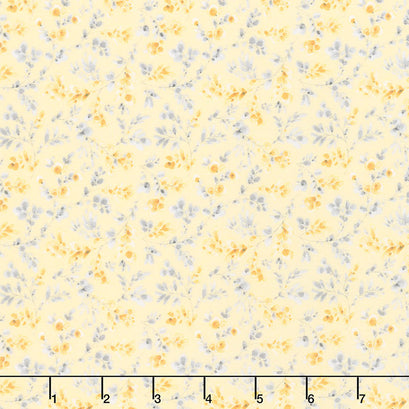 Fields of Gold - Leaf Toss Yellow Yardage
