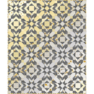 Fields of Gold Stars Quilt Kit