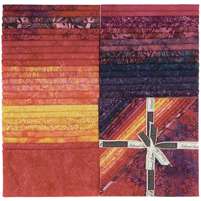 Fiery Sunset Batiks Stacks