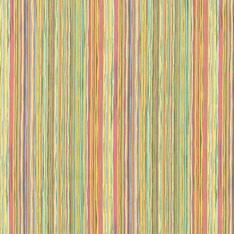 Fiesta Horses - Earth Tones Skinny Stripe Caramel Yardage