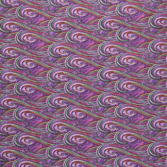Fiesta Horses - Tails Dark Purple Yardage