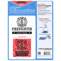 Firefighter Laser Silhouette Precut Fused Appliqué Pack