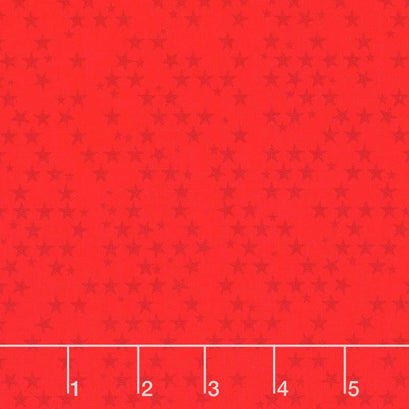 Fireworks & Freedom - Stars Red Yardage