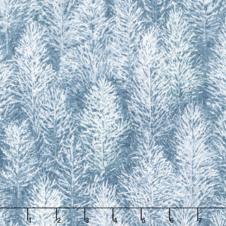 First Snow - Trees Forest Evening Yardage