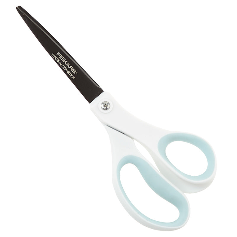 Fiskars® Non-stitck Titanium Softgrip Scissors 8" Alternative View #1