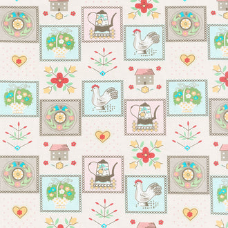 Flea Market - Kitchen Print Multi Yardage