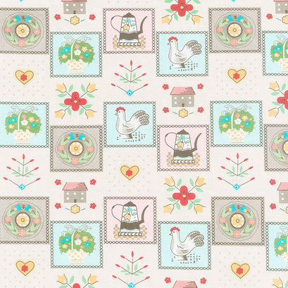 Flea Market - Kitchen Print Multi Yardage