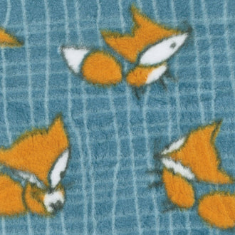 Fleece Animal Prints - Foxes Multi Yardage