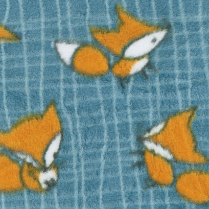 Fleece Animal Prints - Foxes Multi Yardage