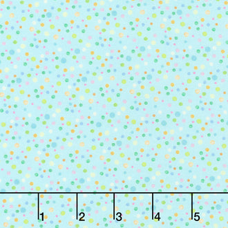 Flights of Fancy - Fizzy Aqua Digitally Printed Yardage