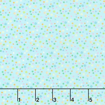 Flights of Fancy - Fizzy Aqua Digitally Printed Yardage