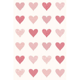 Flirt - Heart Packaged Red Canvas Panel