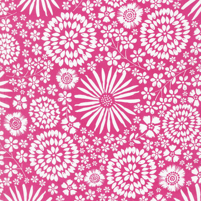 Flora Pop - Magenta 108" Wide Backing