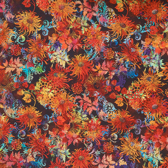 Floragraphix V - Allover Floral Multi Yardage