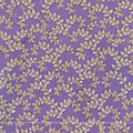 Florentine Garden - Branches Lavender Metallic Yardage