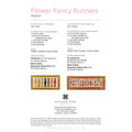 Flower Fancy Runners Pattern by Missouri Star