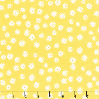Flower Garden - Daisies Yellow Yardage