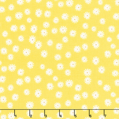 Flower Garden - Daisies Yellow Yardage