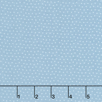Flower Garden - Dots Blue Yardage