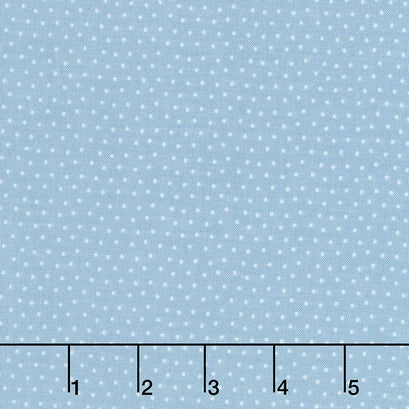 Flower Garden - Dots Blue Yardage
