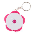 Flower Measuring Tape Key Chain