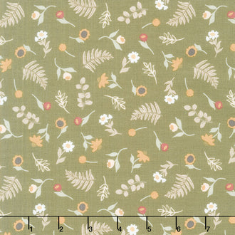 Flower Pot - Fresh Cut Sage Yardage