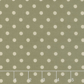 Flower Pot - Garden Dot Sage Yardage