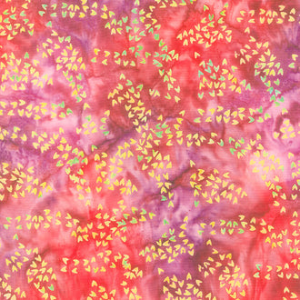 Flower Ship Batiks - Magenta Arrows Yardage