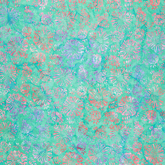 Flower Ship Batiks - Multi Flowers Yardage