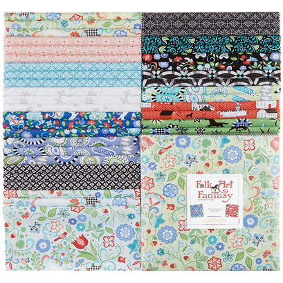 Folk Art Fantasy Favorites 10" Squares