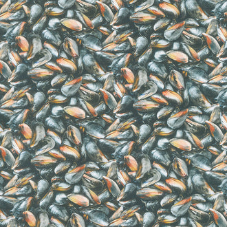 Food - Food Festival Mussels Black Yardage